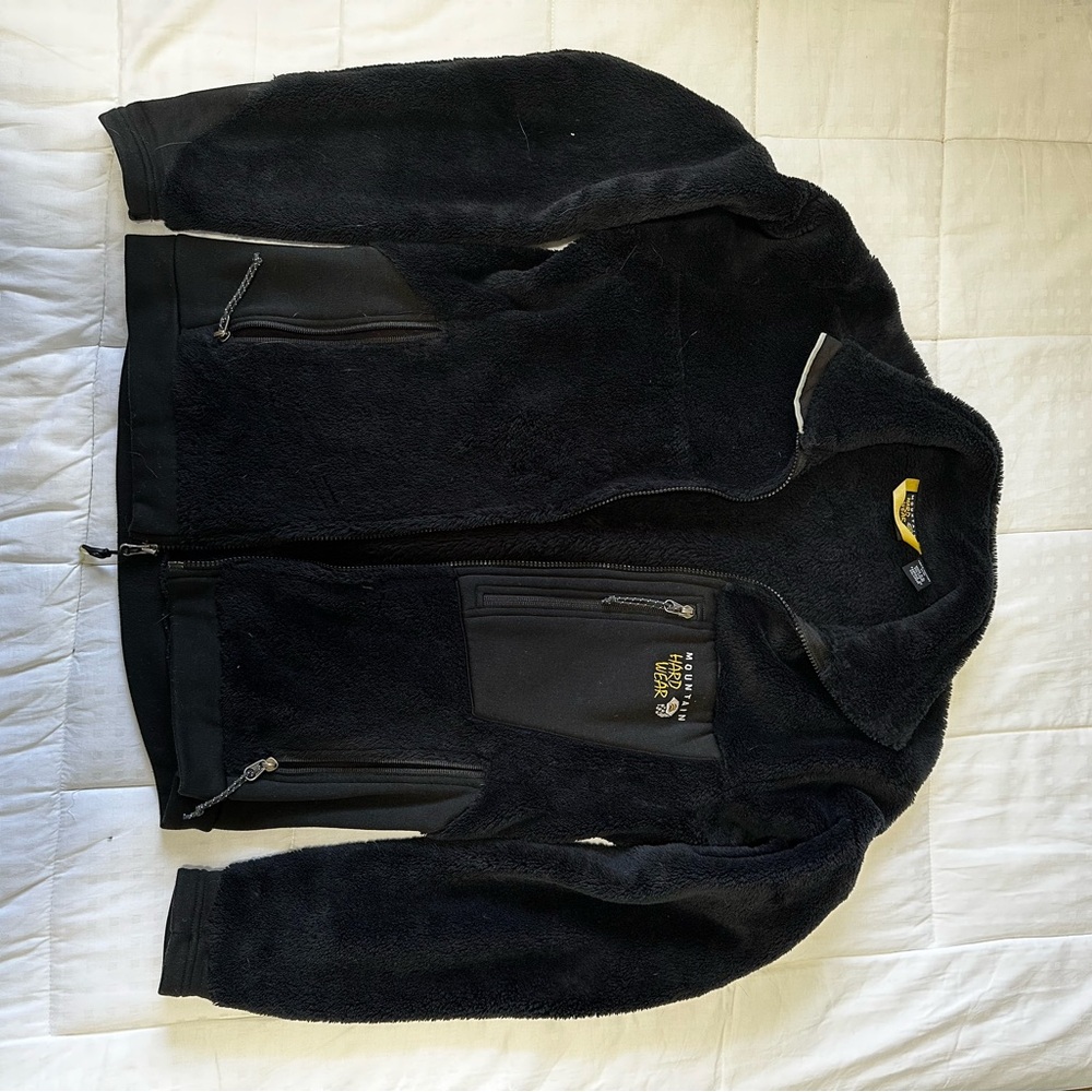 Men's Black Fleece Jacket